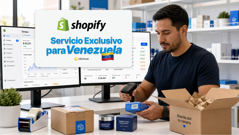 Shopify Venezuela — Tienda online para negocios venezolanos