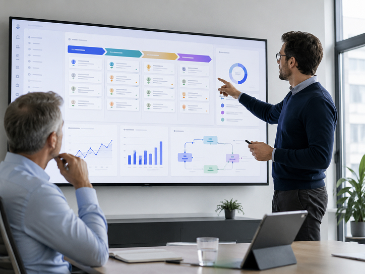 CRM con pipeline, automatización y seguimiento comercial para oportunidades B2B cualificadas.
