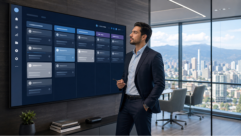 CRM y pipeline comercial para ordenar oportunidades y etapas de seguimiento.