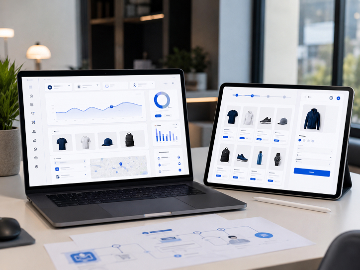 Sistema ecommerce con catálogo, checkout y seguimiento comercial para una tienda online B2B o high-ticket.