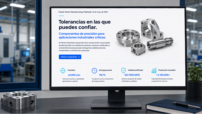 Página web de un fabricante estructurada para que la inteligencia artificial extraiga y cite sus afirmaciones